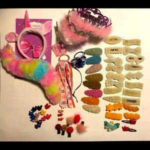 Bundle of girl hair accessories